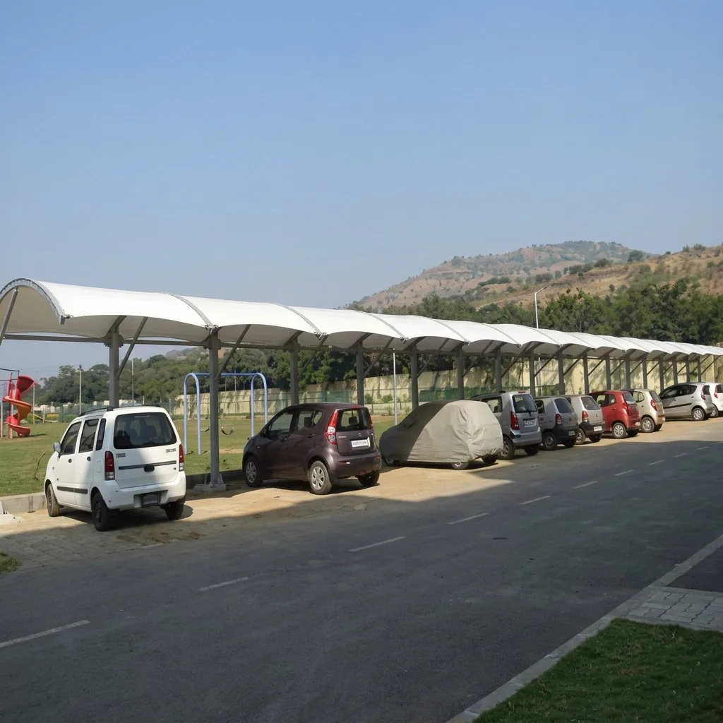 Car Parking Tensile Structure